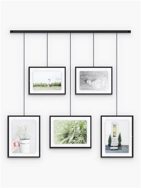 umbra photo display|hanging rod picture frame set.